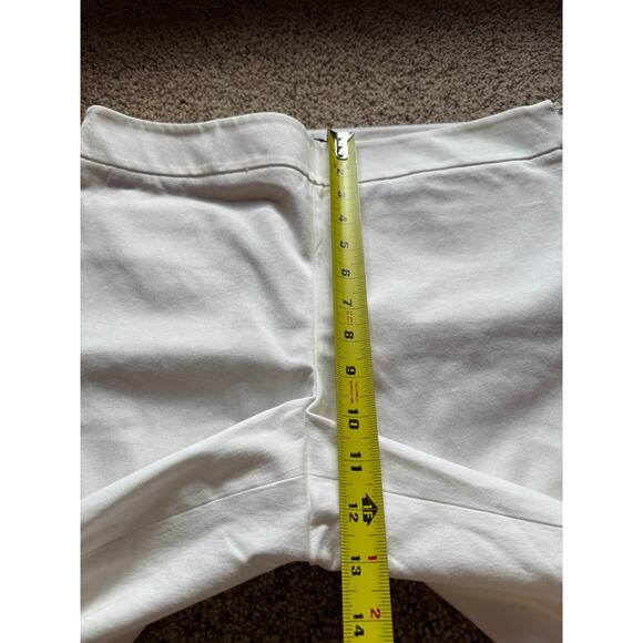 Talbots Chatham Ankle Pants White Dress Pants Womens 12 Classic Career Office - Picture 5 of 6